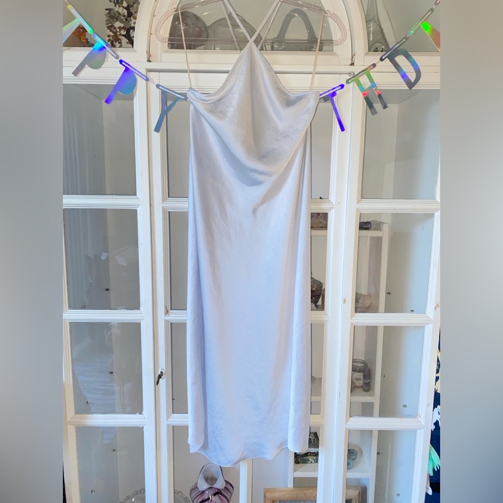 Aritzia Satin Midi Dress